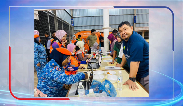 Penduduk terjejas yang ditempatkan di PPS SJKC Chong Cheng Tanjung Dawai